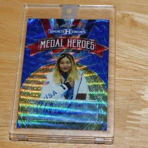 2018 Chloe Kim auto rookie card #'d/ 10 - Winter Olympics snowboard signed